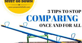 How to Stop Comparing Once and For all