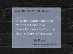 Abandon your heart to Jesus