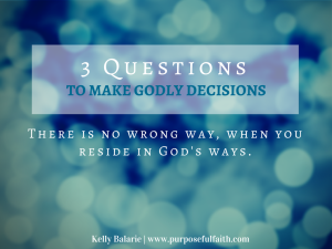 Biblical Decision Making
