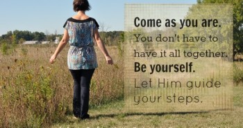 Come As You Are by Katie M Reid for Kelly Balarie's Purposeful Faith