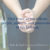 Peace in release to His Keeping by Katie M. Reid for purposefulfaith.com